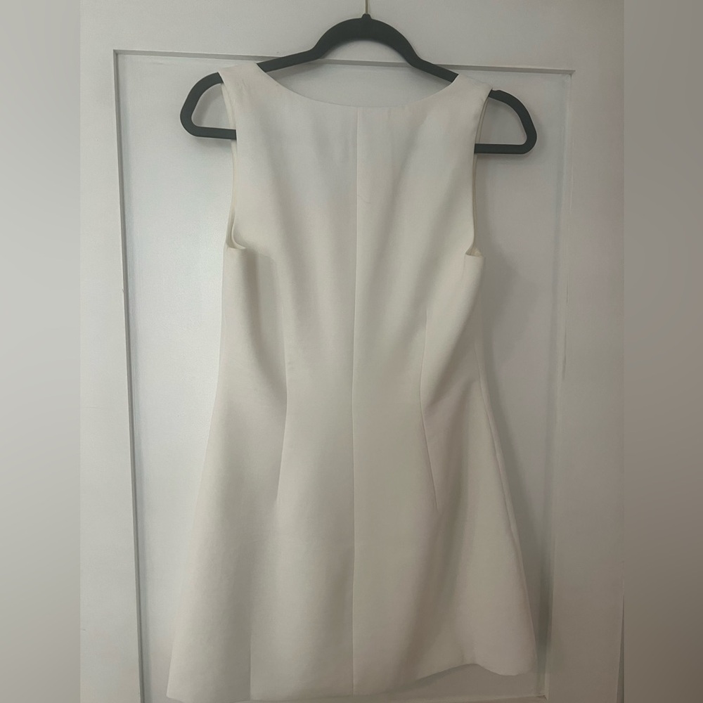 Sincerely Jules Cream Button-Front Mini Dress - Picture 2 of 3